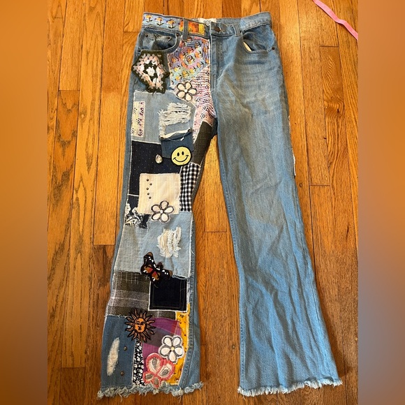 BDG Patchwork Style Jeans - Picture 3 of 5